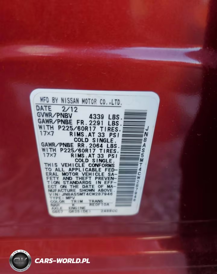 2012 Nissan Rogue S VIN:JN8AS5MT4CW287946 - 13