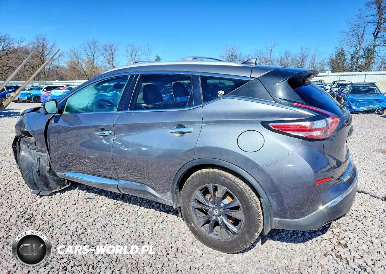 2017 Nissan Murano Sl VIN:5N1AZ2MH9HN146557 - 2