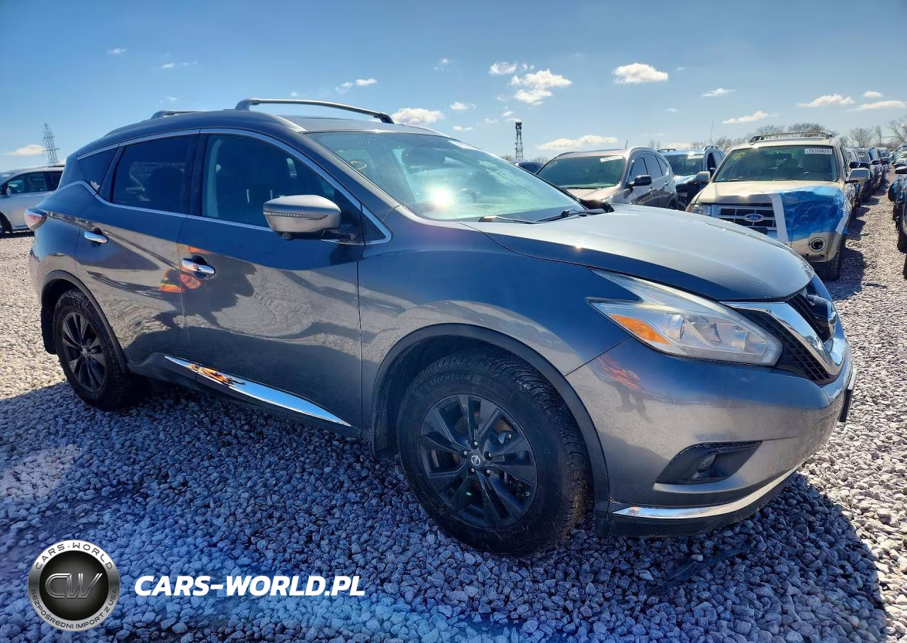 2017 Nissan Murano Sl VIN:5N1AZ2MH9HN146557 - 4