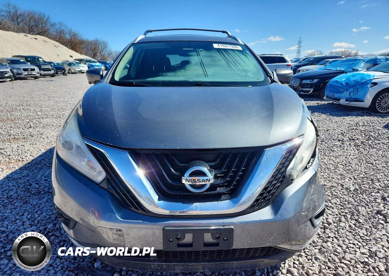 2017 Nissan Murano Sl VIN:5N1AZ2MH9HN146557 - 5