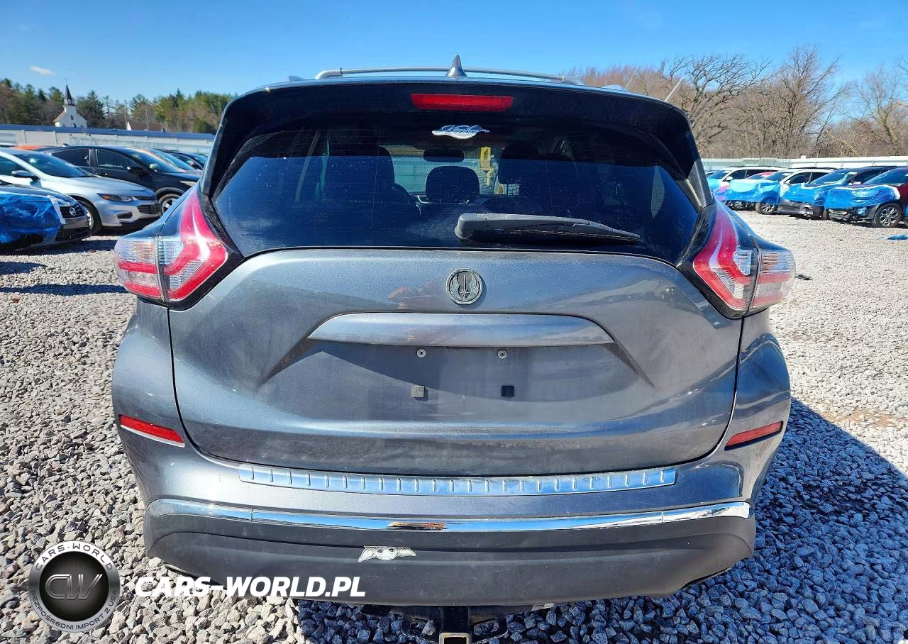 2017 Nissan Murano Sl VIN:5N1AZ2MH9HN146557 - 6