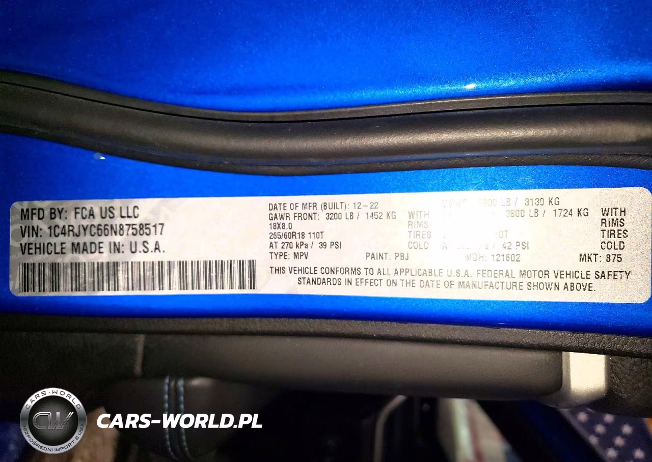 2022 Jeep Grand Cherokee Trailhawk 4Xe VIN:1C4RJYC66N8758517 - 14