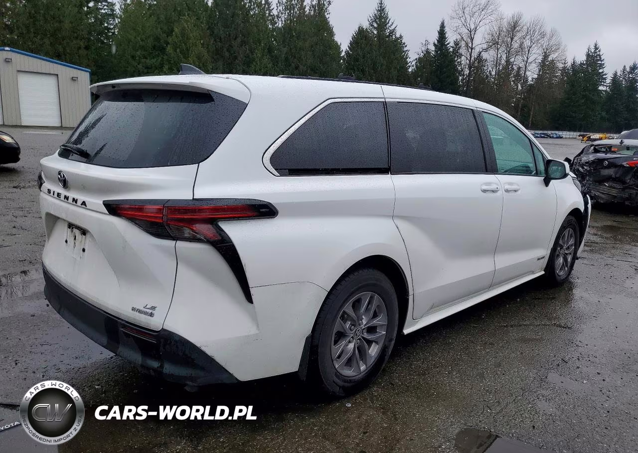 2021 Toyota Sienna Le VIN:5TDGRKEC9MS013576 - 3