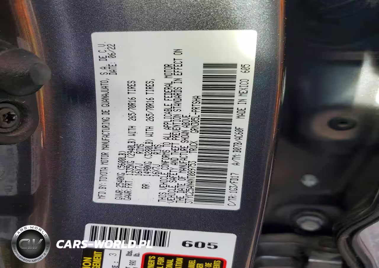 2022 Toyota Tacoma Trd Off-Road VIN:3TYCZ5AN4NT089753 - 12