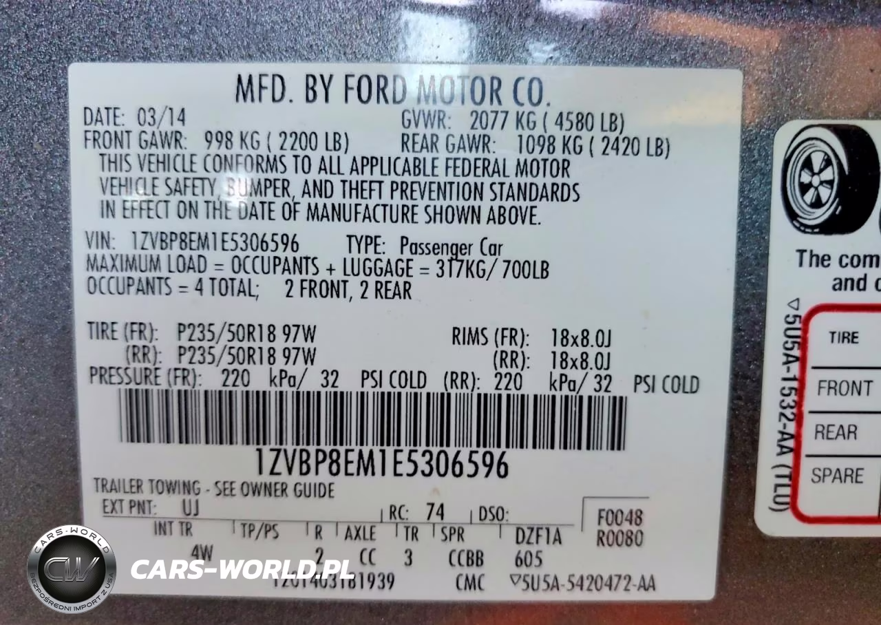 2014 Ford Mustang VIN:1ZVBP8EM1E5306596 - 12