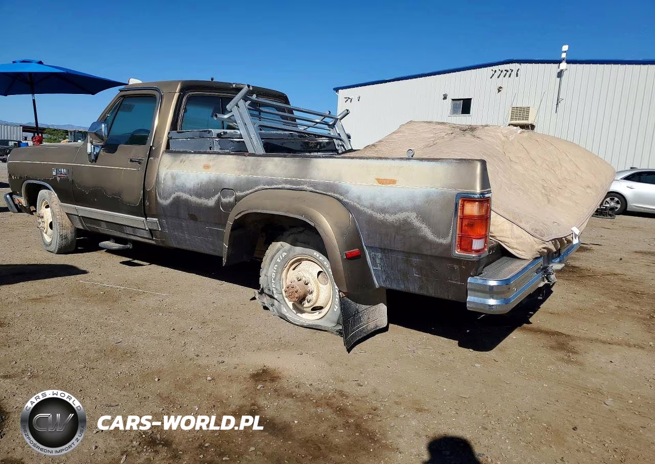 1989 Dodge D-Series D300 VIN:1B7ME3681KS112508 - 2