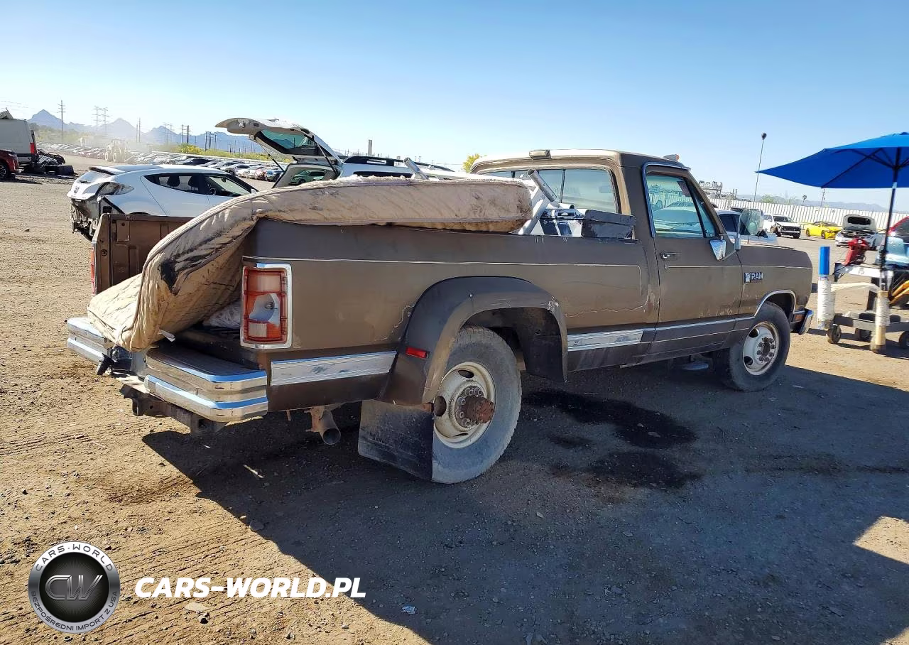 1989 Dodge D-Series D300 VIN:1B7ME3681KS112508 - 3