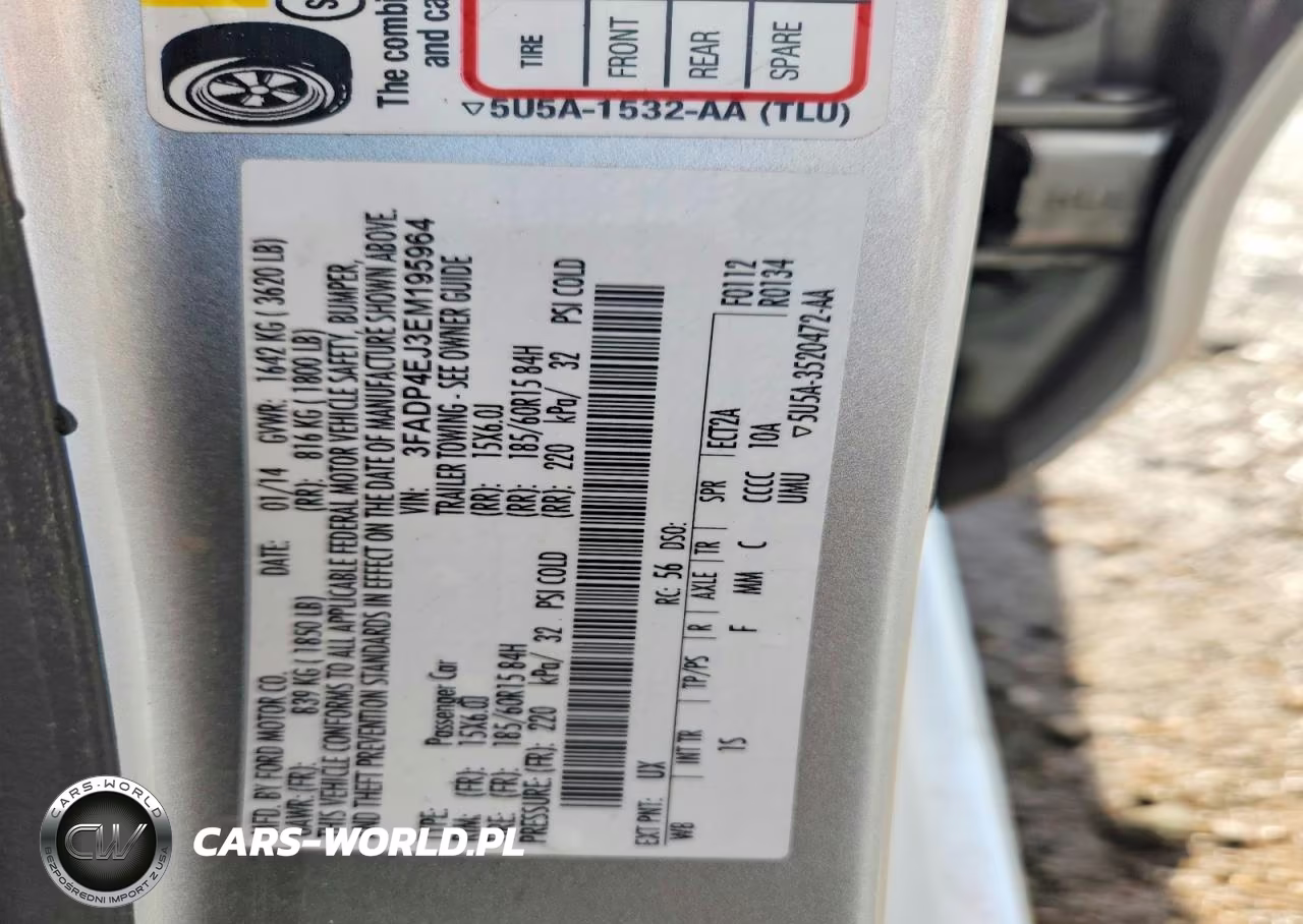 2014 Ford Fiesta Se VIN:3FADP4EJ3EM195964 - 12