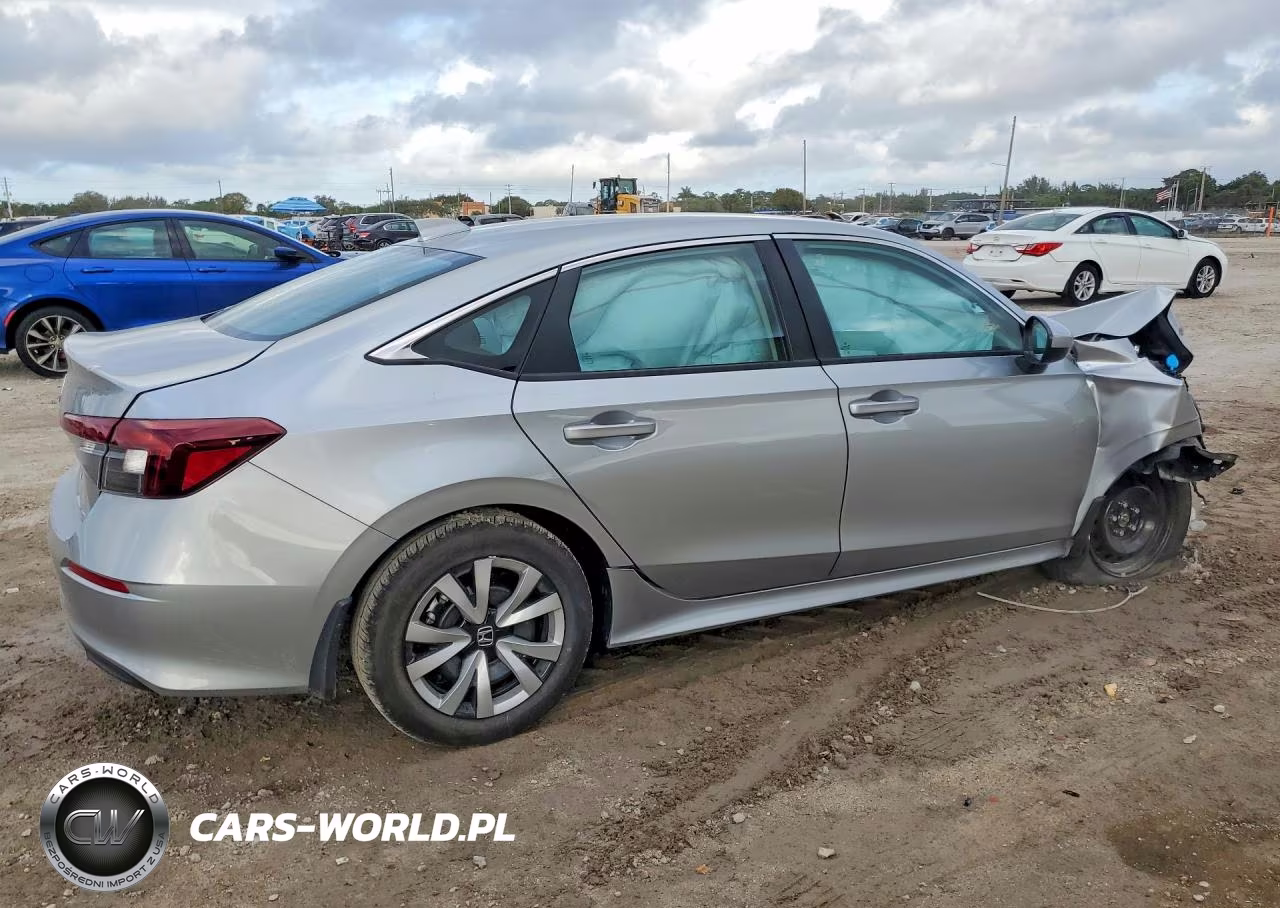2025 Honda Civic Lx VIN:2HGFE2F24SH592437 - 3