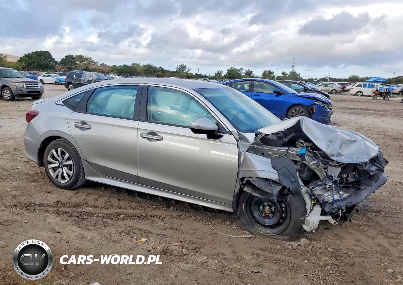 2025 Honda Civic Lx VIN:2HGFE2F24SH592437 - 4
