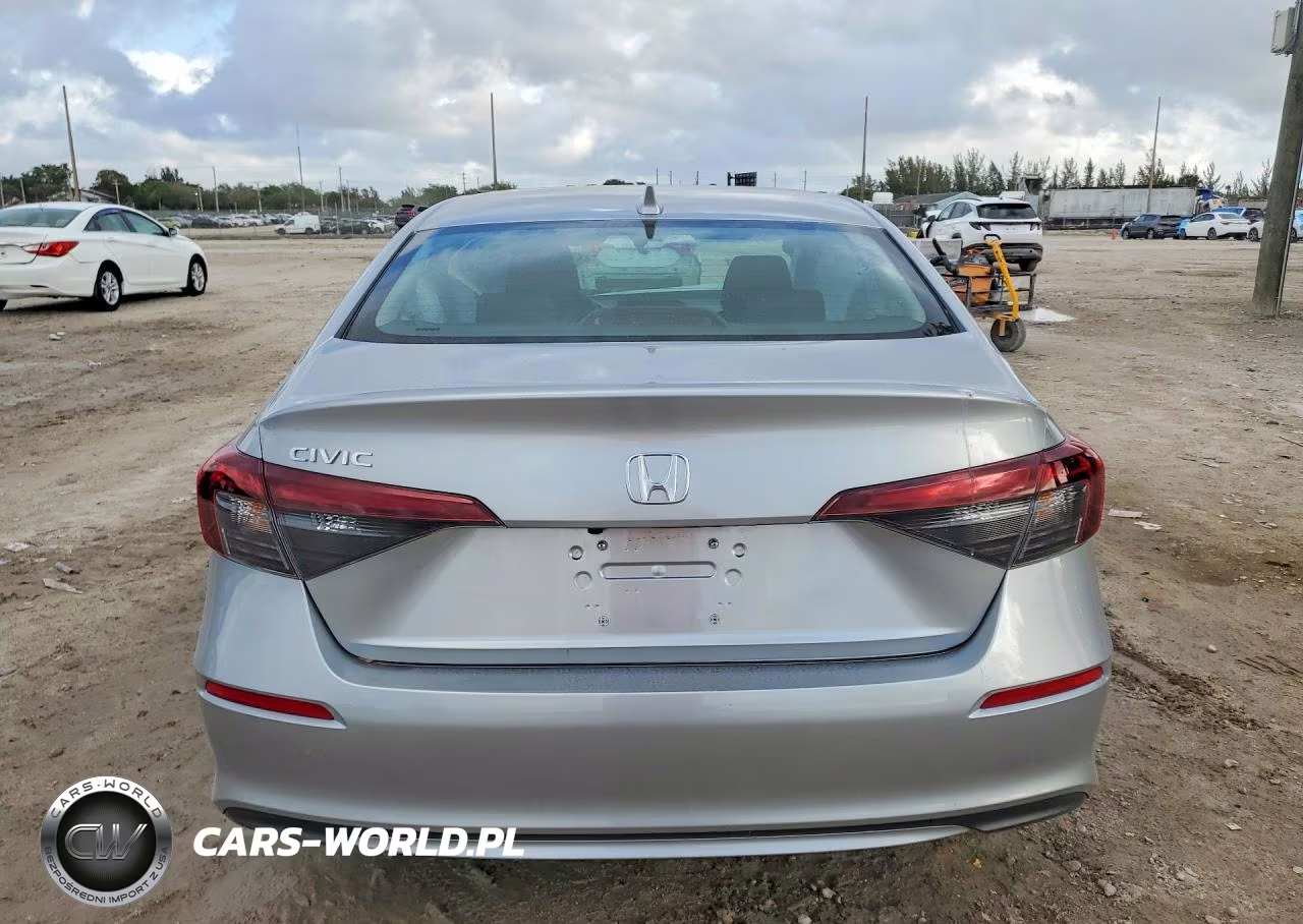 2025 Honda Civic Lx VIN:2HGFE2F24SH592437 - 6