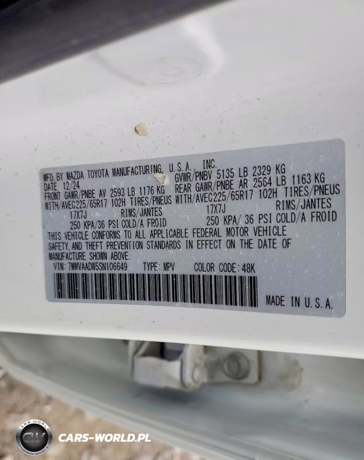2025 Mazda Cx-50 Premium VIN:7MMVAADW5SN106649 - 13