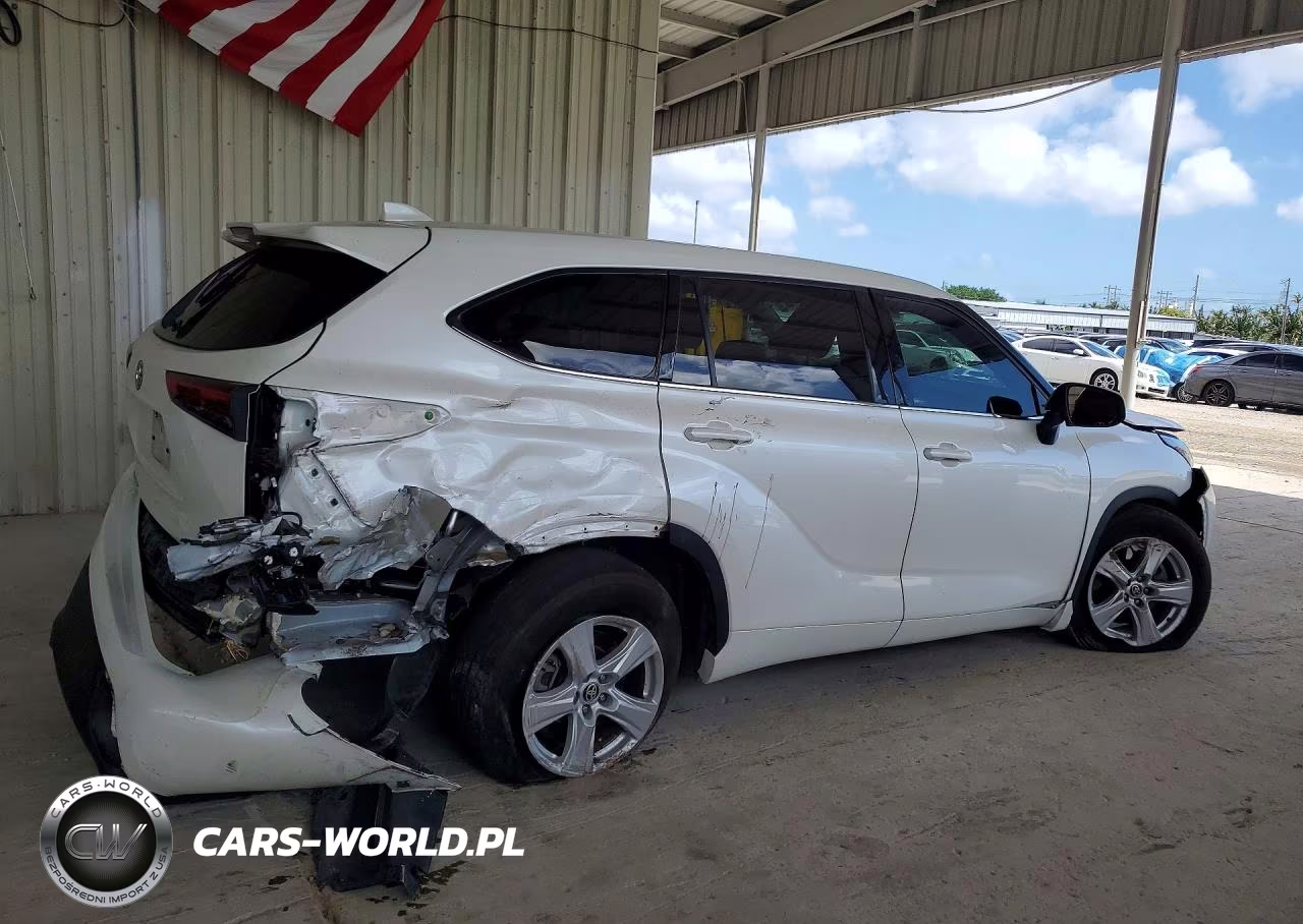 2021 Toyota Highlander Le VIN:5TDZZRAH2MS031369 - 3