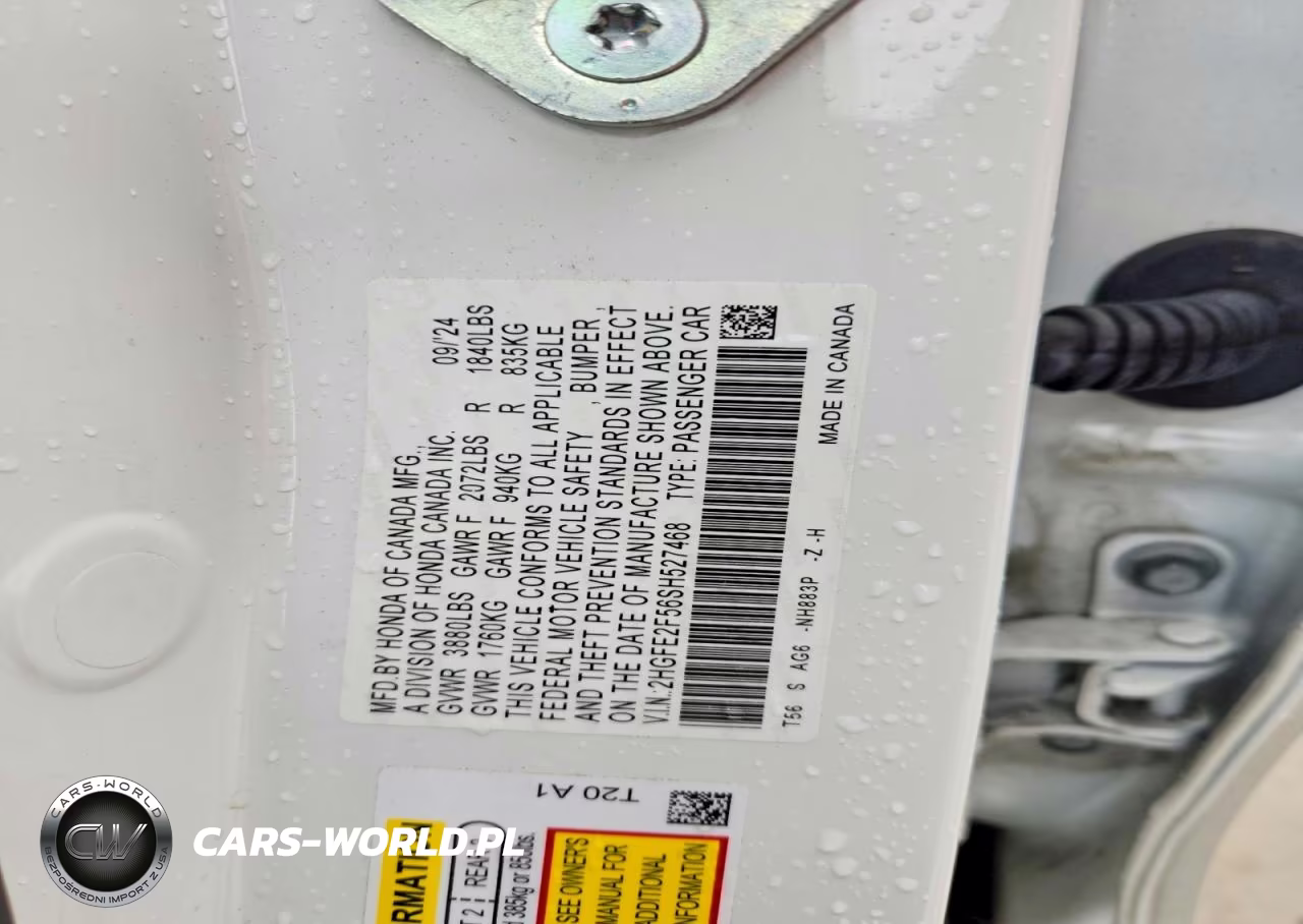 2025 Honda Civic Sport VIN:2HGFE2F56SH527468 - 12