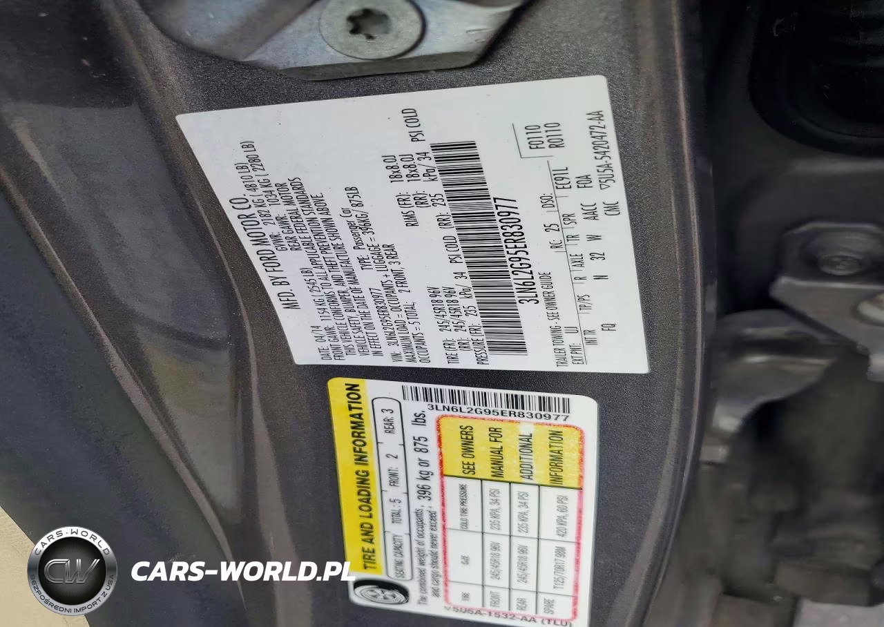 2014 Lincoln Mkz VIN:3LN6L2G95ER830977 - 12