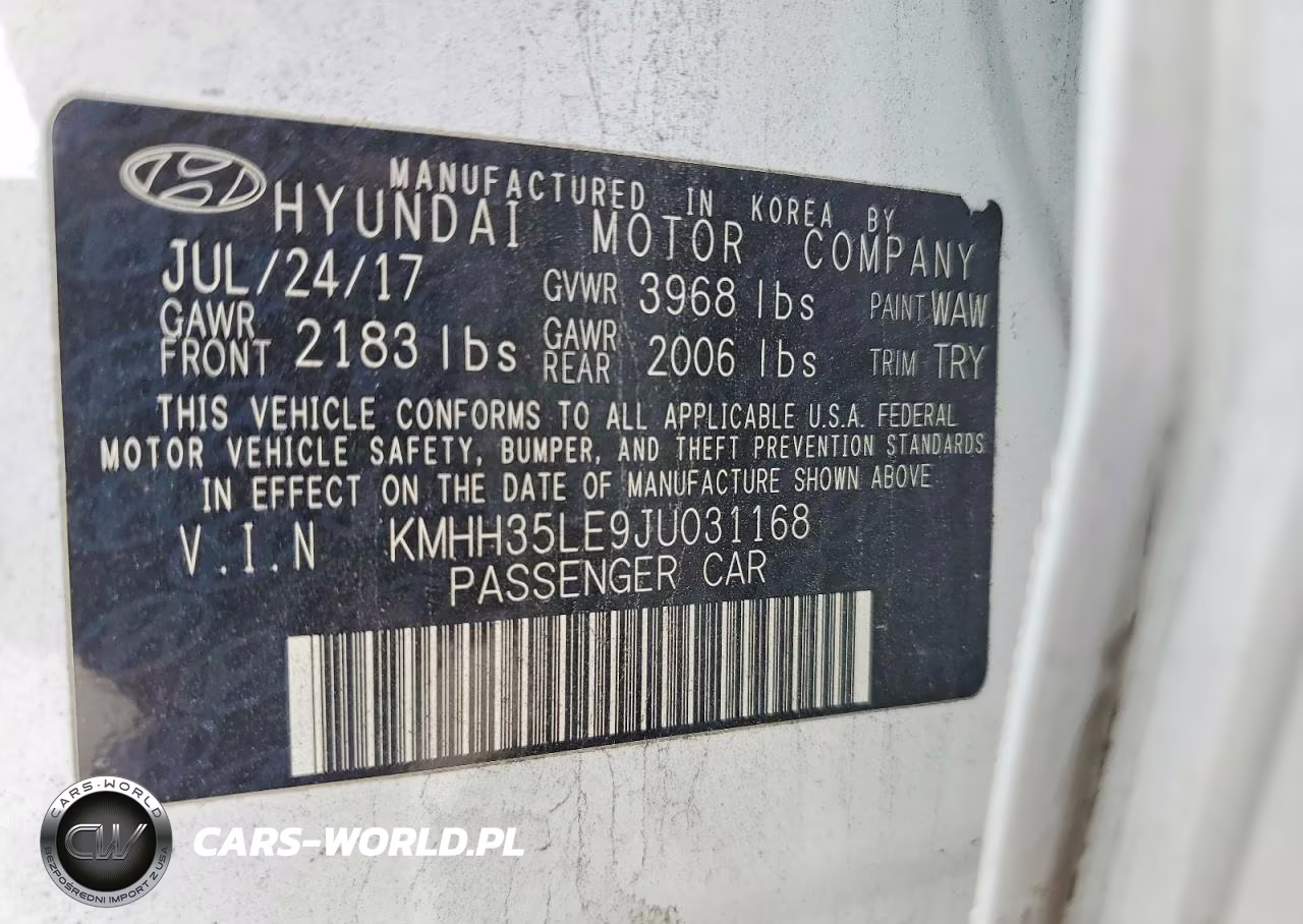 2018 Hyundai Elantra Gt Base VIN:KMHH35LE9JU031168 - 12