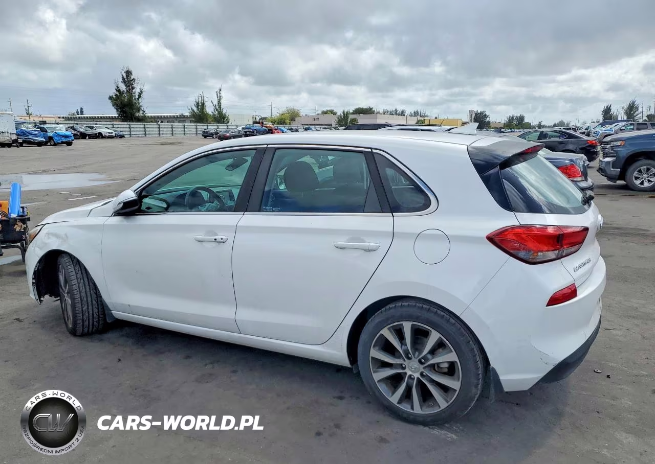 2018 Hyundai Elantra Gt Base VIN:KMHH35LE9JU031168 - 2