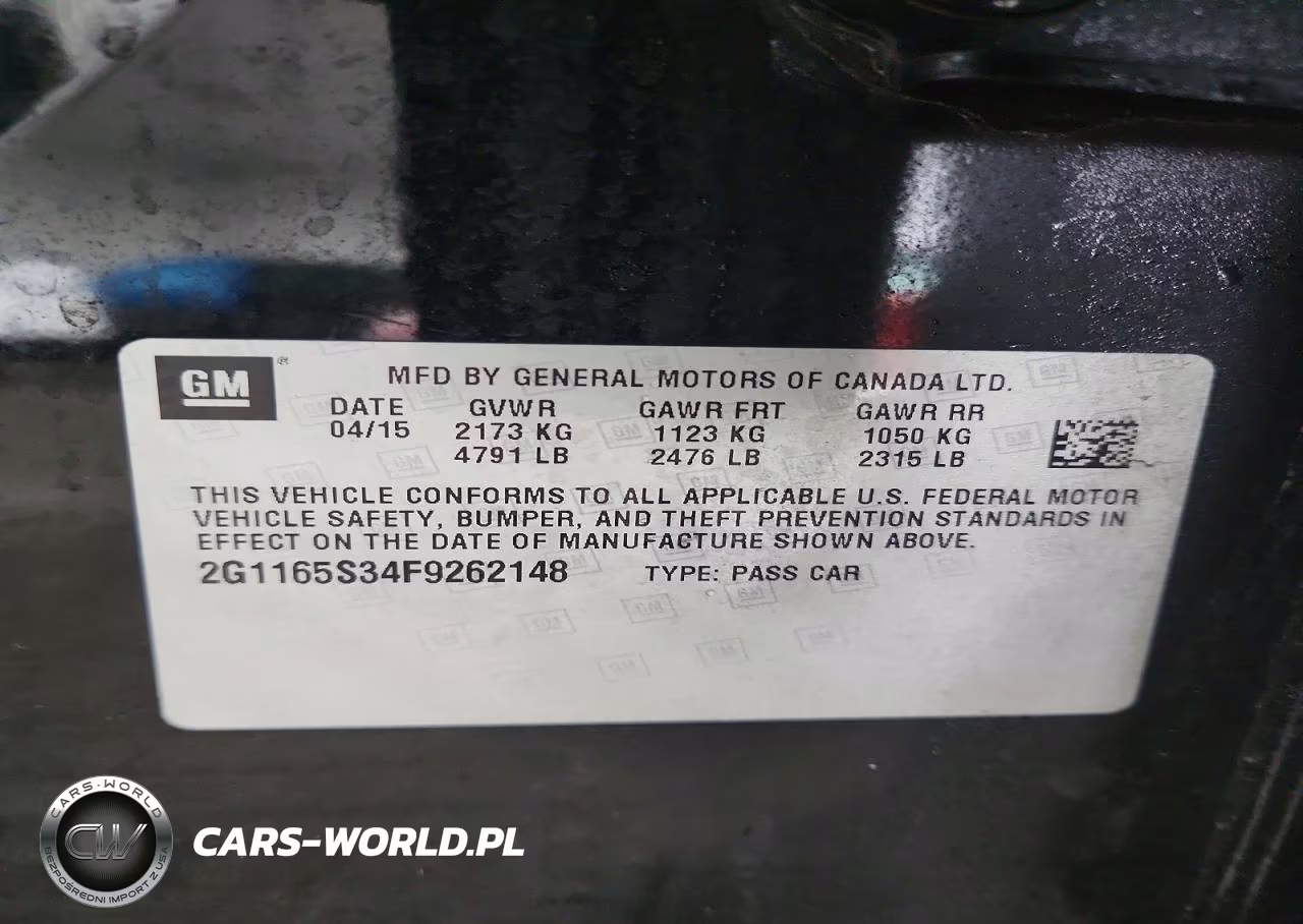 2015 Chevrolet Impala Ltz VIN:2G1165S34F9262148 - 12