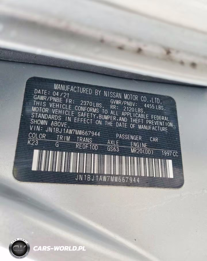 2021 Nissan Rogue VIN:JN1BJ1AW7MW667944 - 13