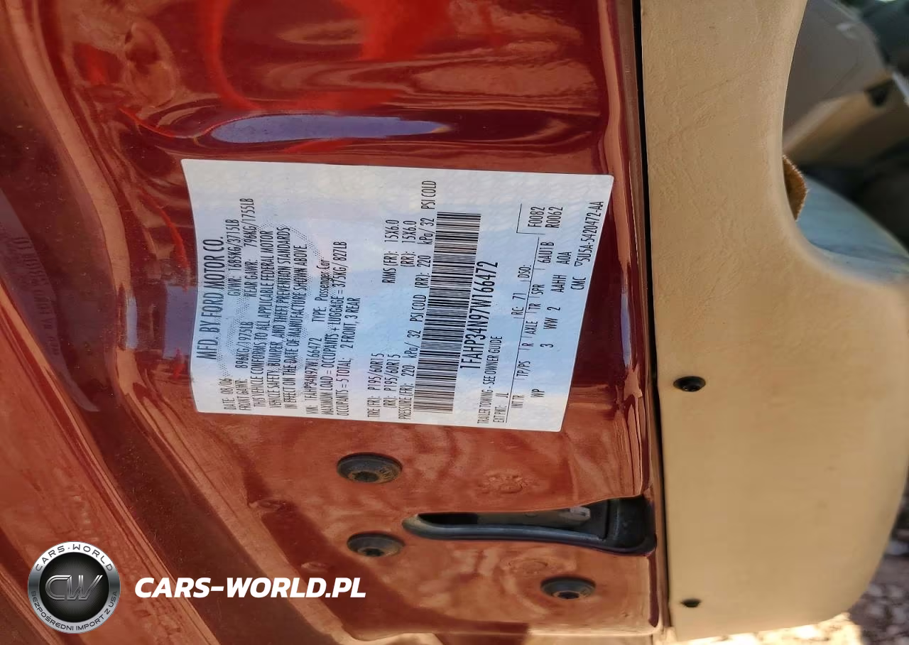 2007 Ford Focus Zx4 VIN:1FAHP34N97W166472 - 12