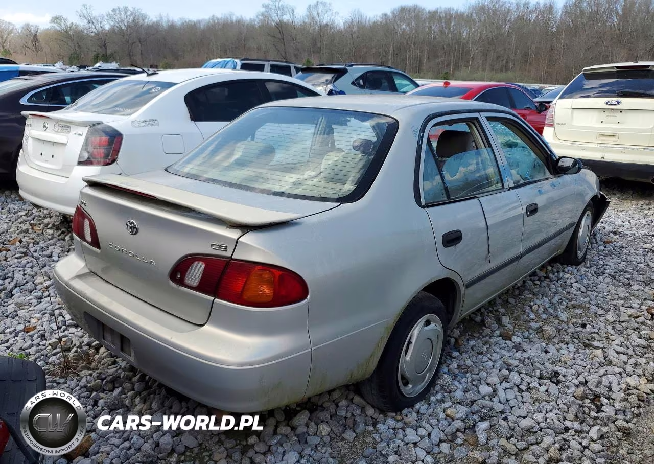 2000 Toyota Corolla Ve VIN:2T1BR12E8YC314378 - 3