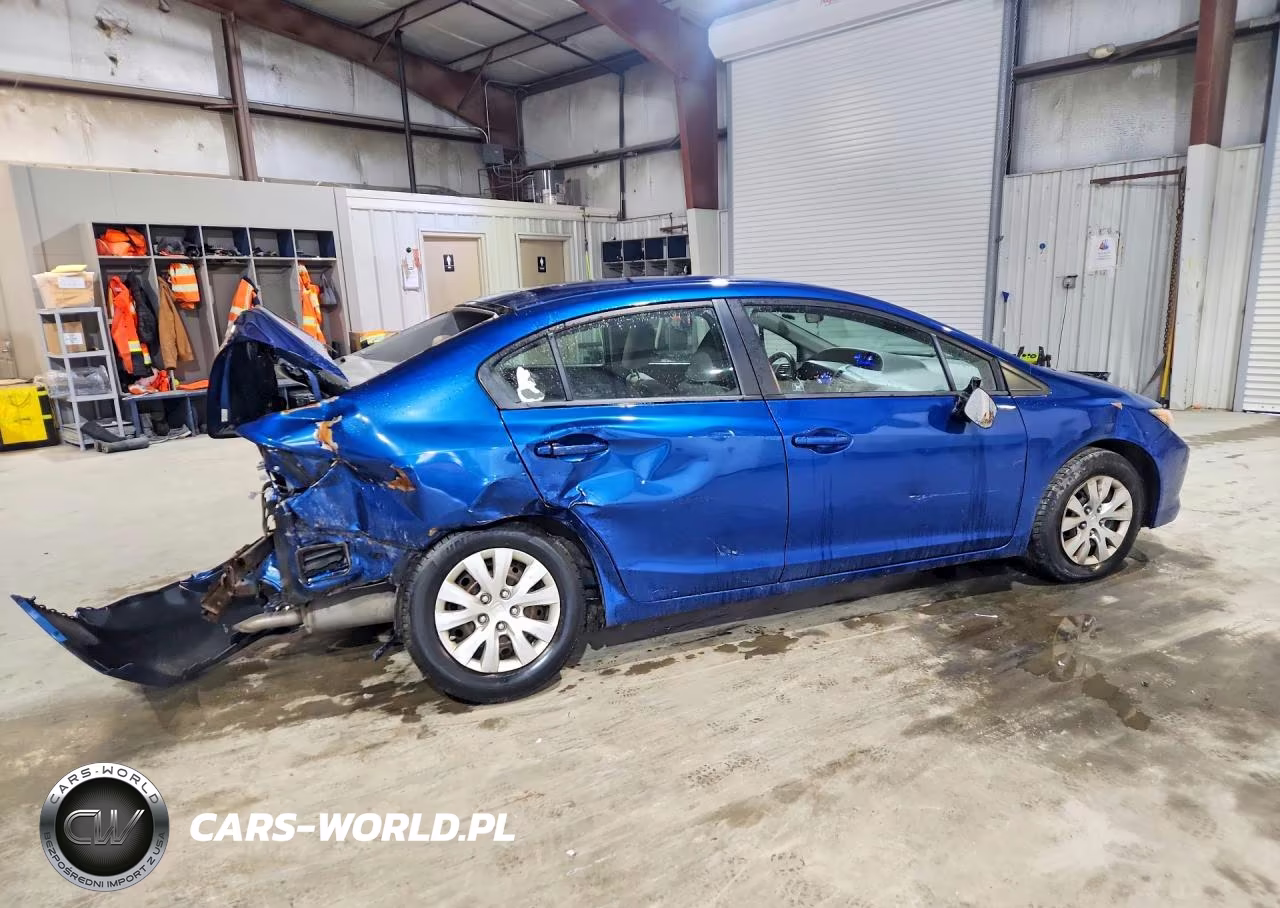 2012 Honda Civic Lx VIN:2HGFB2F57CH556200 - 3