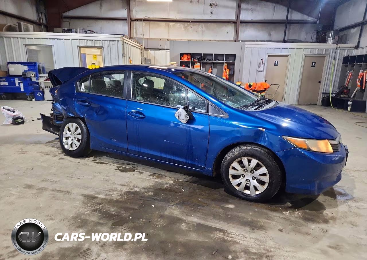 2012 Honda Civic Lx VIN:2HGFB2F57CH556200 - 4