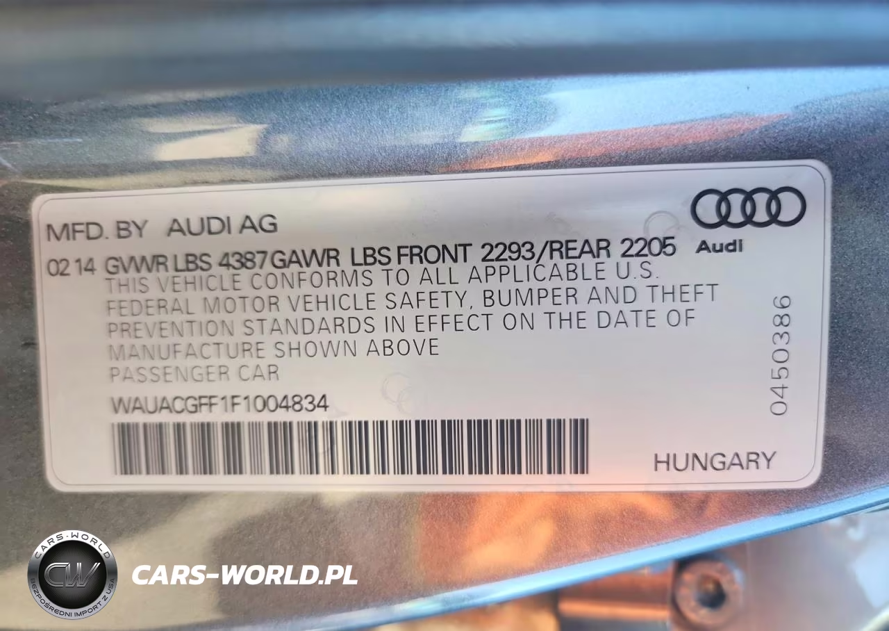 2015 Audi A3 Premium VIN:WAUACGFF1F1004834 - 12