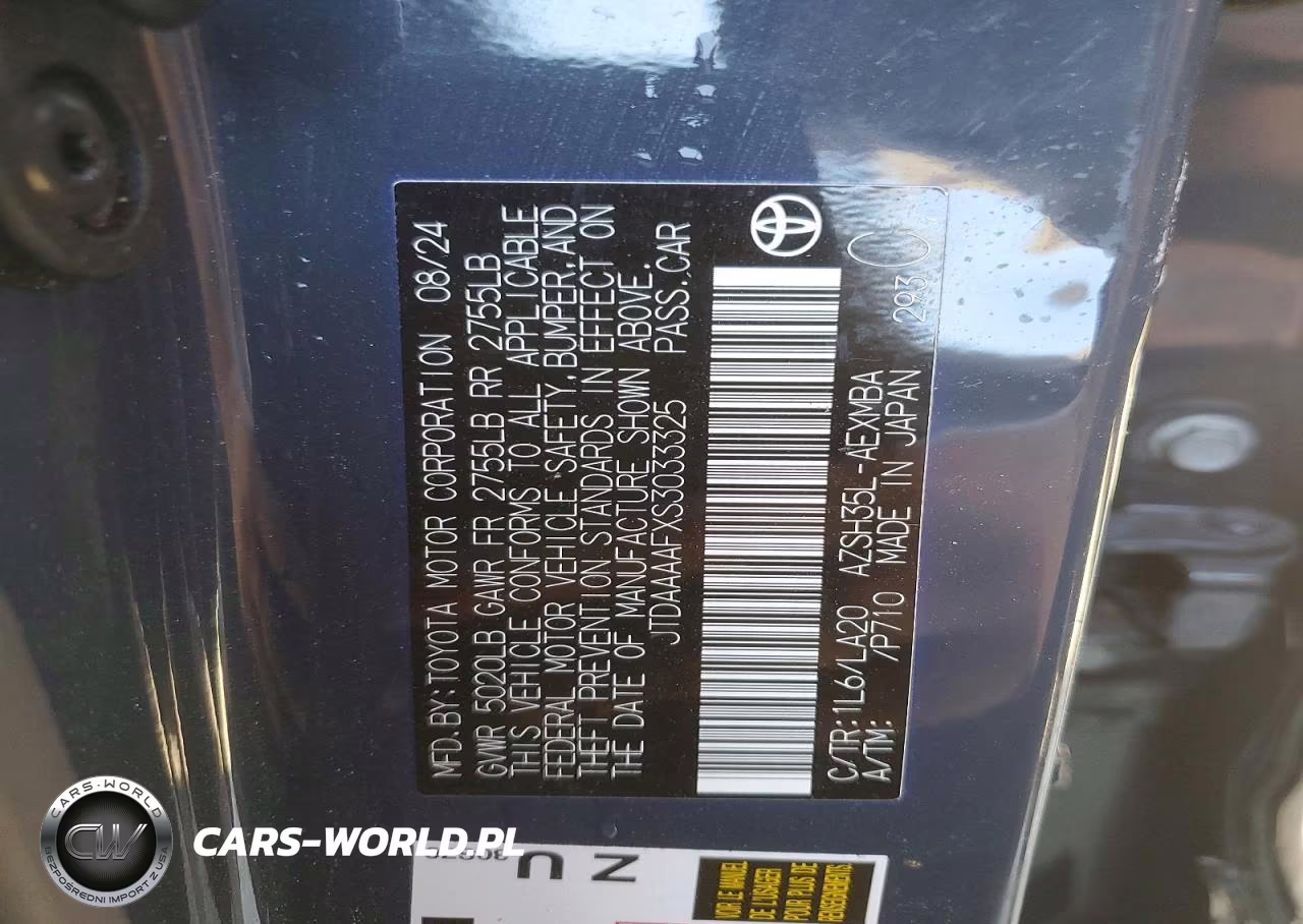 2025 Toyota Crown Xle VIN:JTDAAAAFXS3033325 - 12