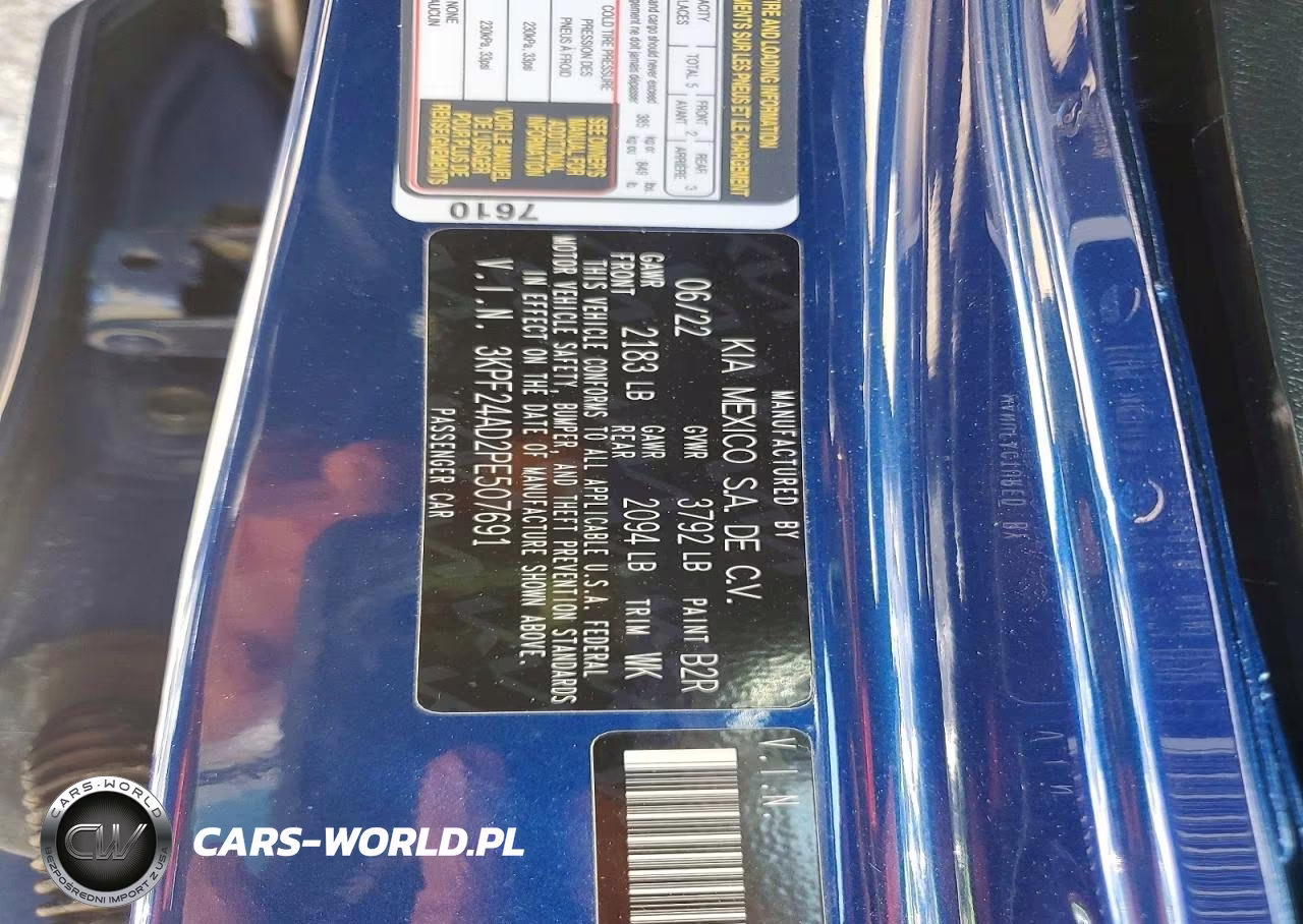 2023 Kia Forte Lxs VIN:3KPF24AD2PE507691 - 12