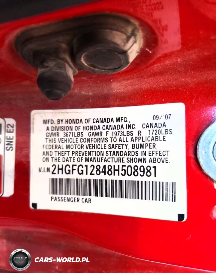2008 Honda Civic Ex VIN:2HGFG12848H508981 - 13