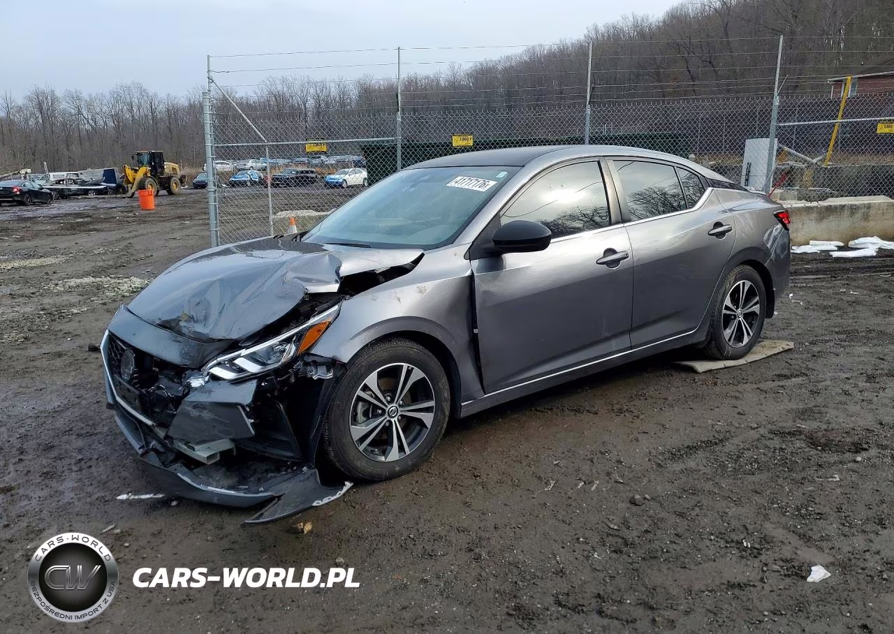 2022 Nissan Sentra Sv VIN:3N1AB8CV4NY252581 - 1