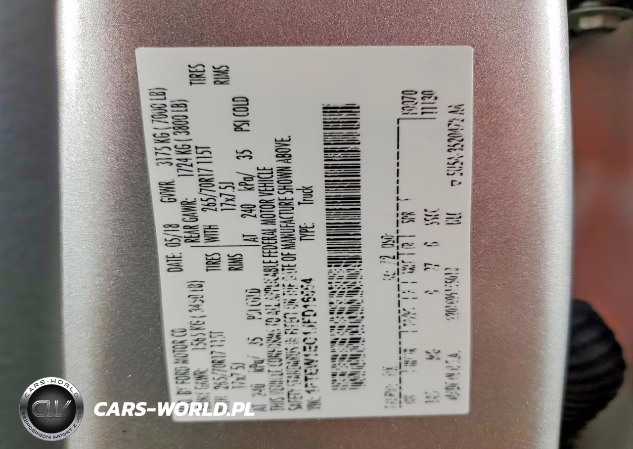 2018 Ford F150 Supercrew VIN:1FTEW1EG1JFD16554 - 12