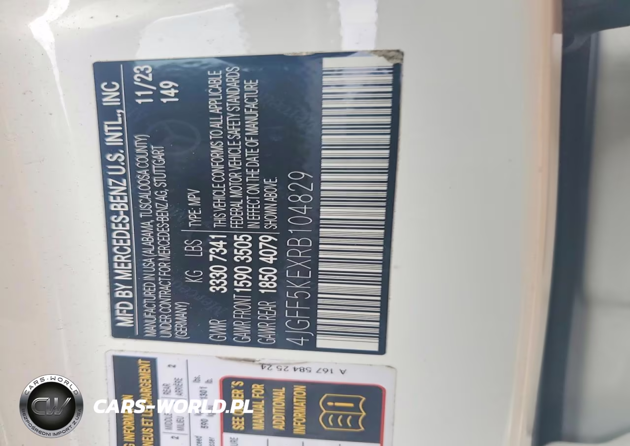 2024 Mercedes-Benz Gls 450 4Matic VIN:4JGFF5KEXRB104829 - 14