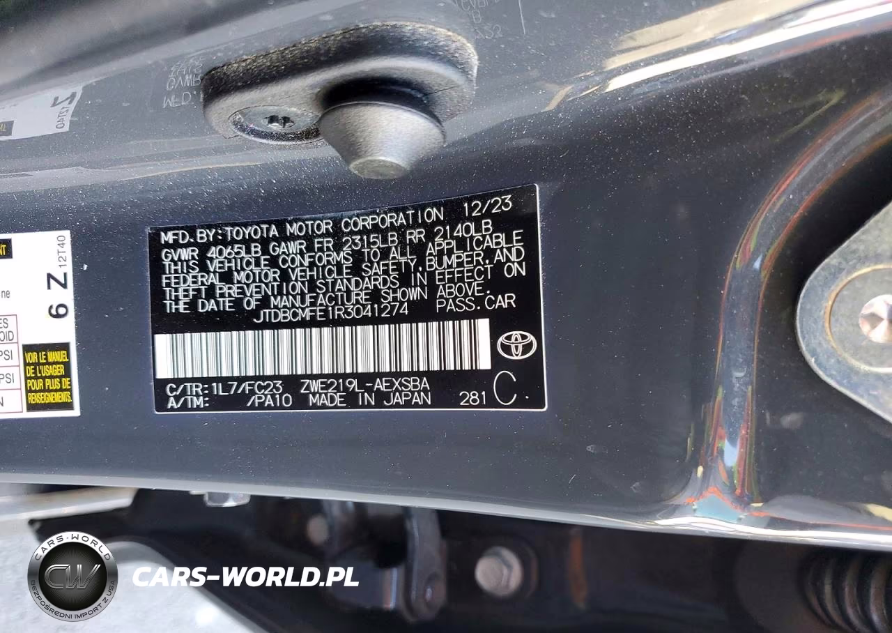 2024 Toyota Corolla Hybrid Se VIN:JTDBCMFE1R3041274 - 12