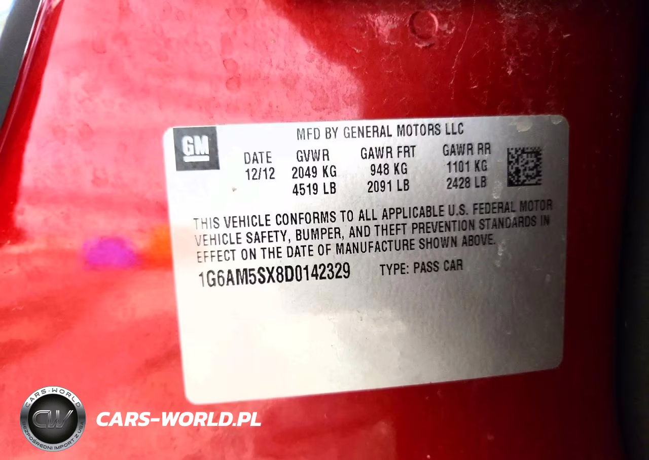 2013 Cadillac Ats Premium VIN:1G6AM5SX8D0142329 - 12