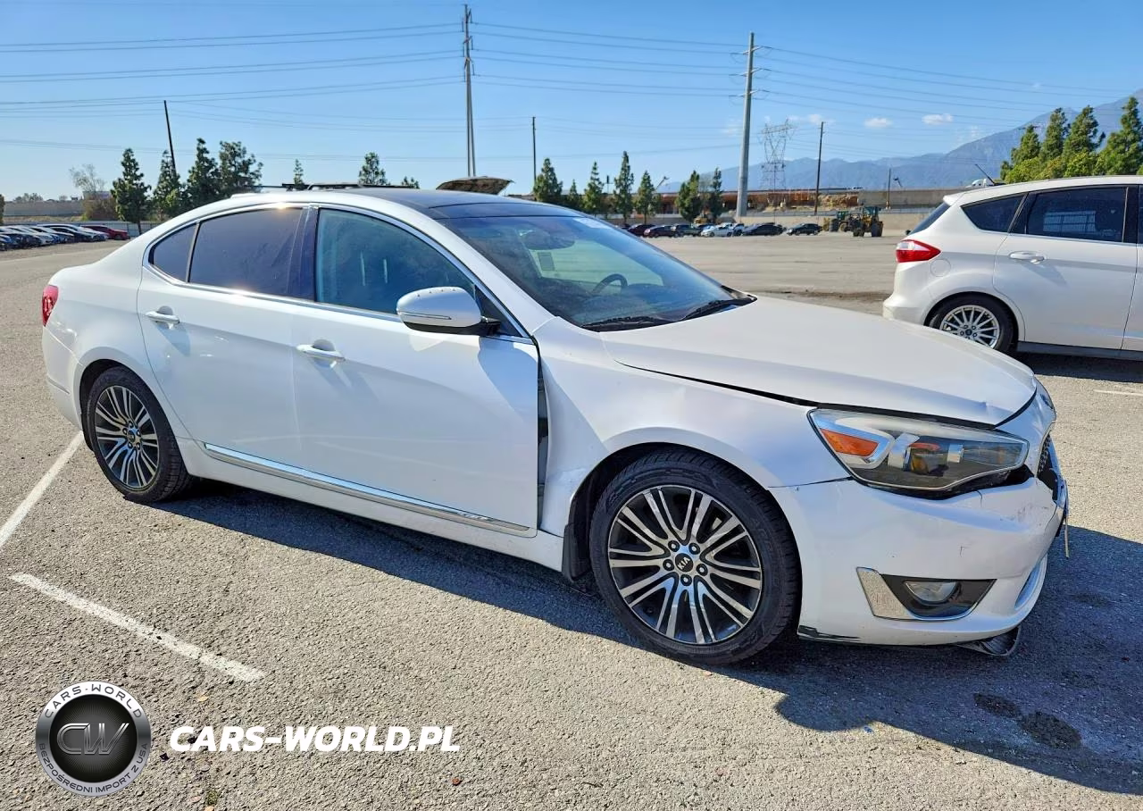 2014 Kia Cadenza Premium VIN:KNALN4D7XE5137662 - 4