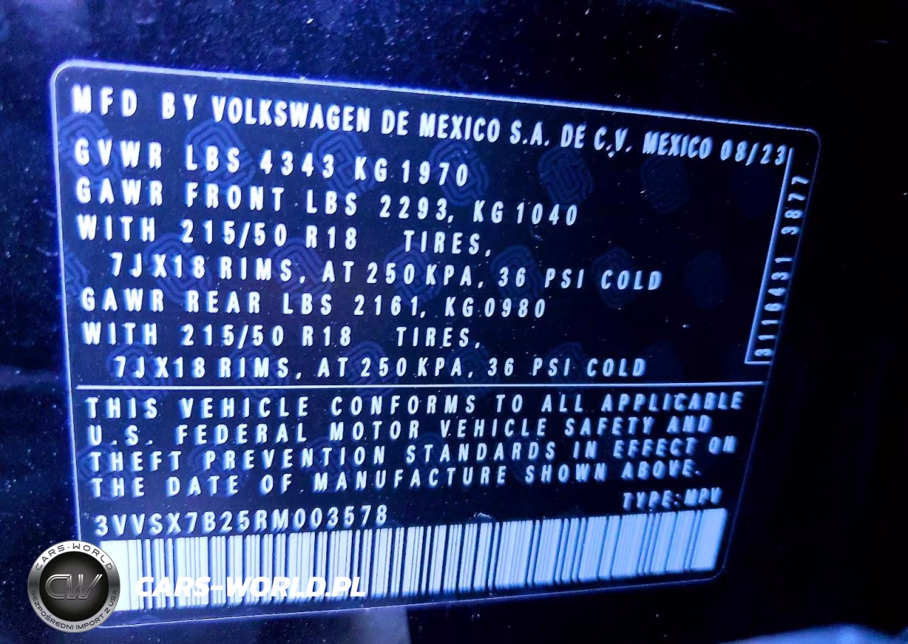 2024 Volkswagen Taos Se VIN:3VVSX7B25RM003578 - 14