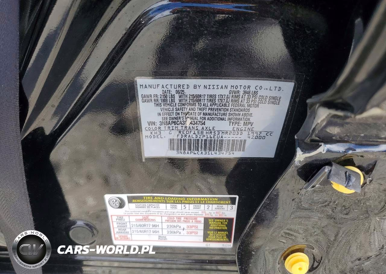 2025 Nissan Kicks Sv VIN:3N8AP6CA3SL434754 - 13