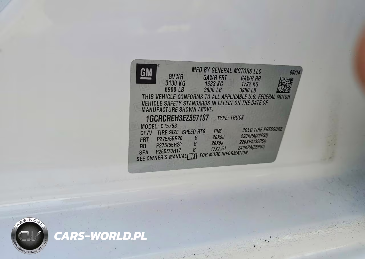 2014 Chevrolet Silverado C1500 Lt VIN:1GCRCREH3EZ367107 - 12