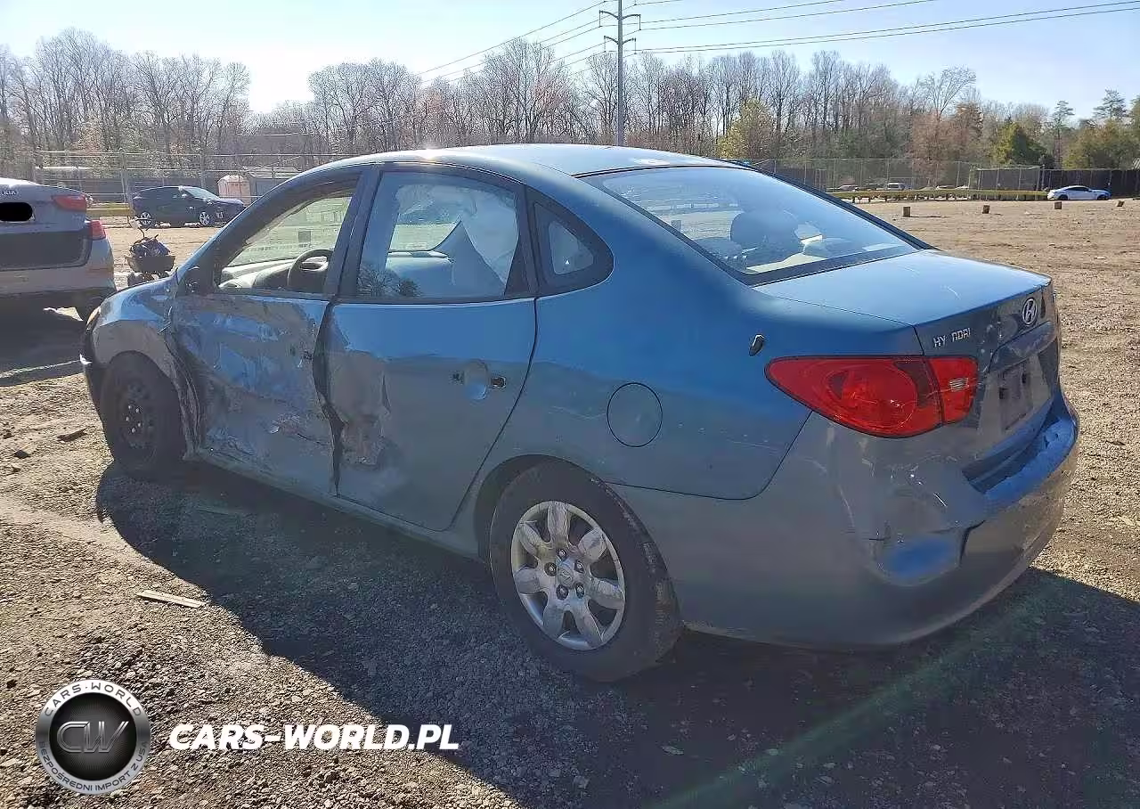 2007 Hyundai Elantra Gls VIN:KMHDU46D27U075093 - 2