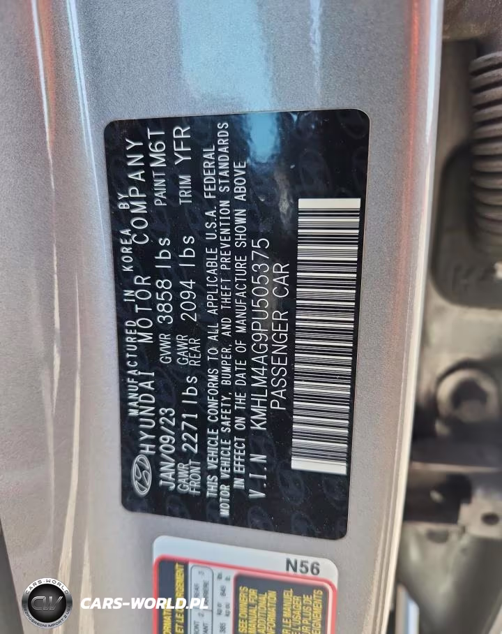 2023 Hyundai Elantra Sel VIN:KMHLM4AG9PU505375 - 13