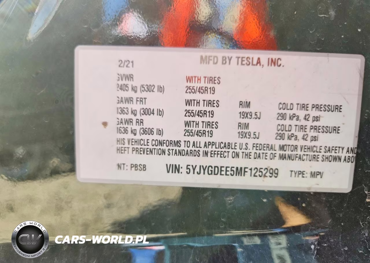2021 Tesla Model Y VIN:5YJYGDEE5MF125299 - 13