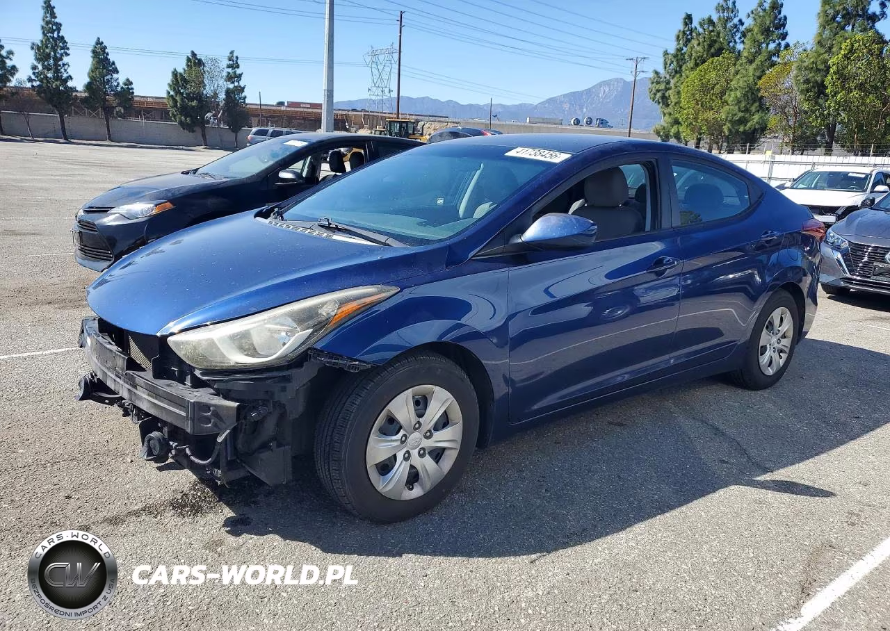 2016 Hyundai Elantra Se VIN:5NPDH4AE9GH664399 - 1