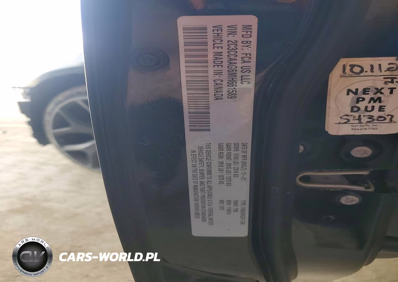 2021 Chrysler 300 Touring VIN:2C3CCAAG6MH661589 - 12
