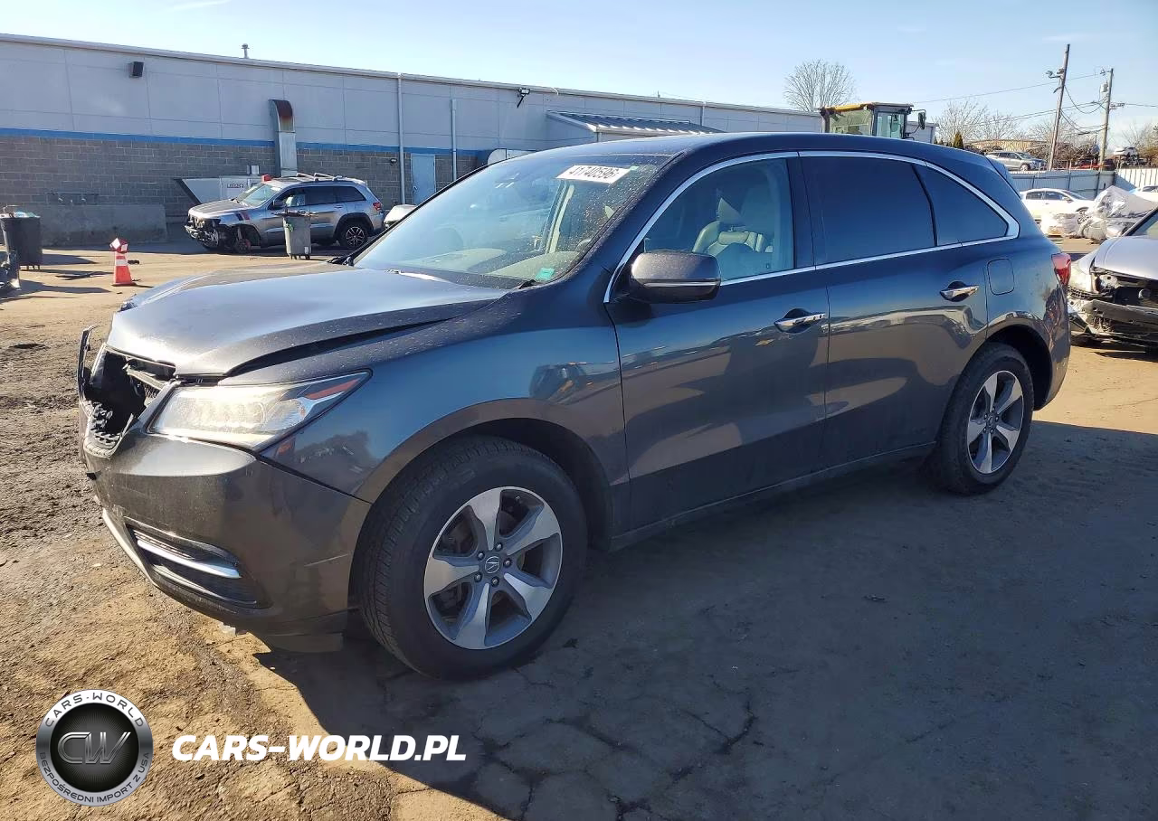2016 Acura Mdx VIN:5FRYD4H2XGB025468 - 1