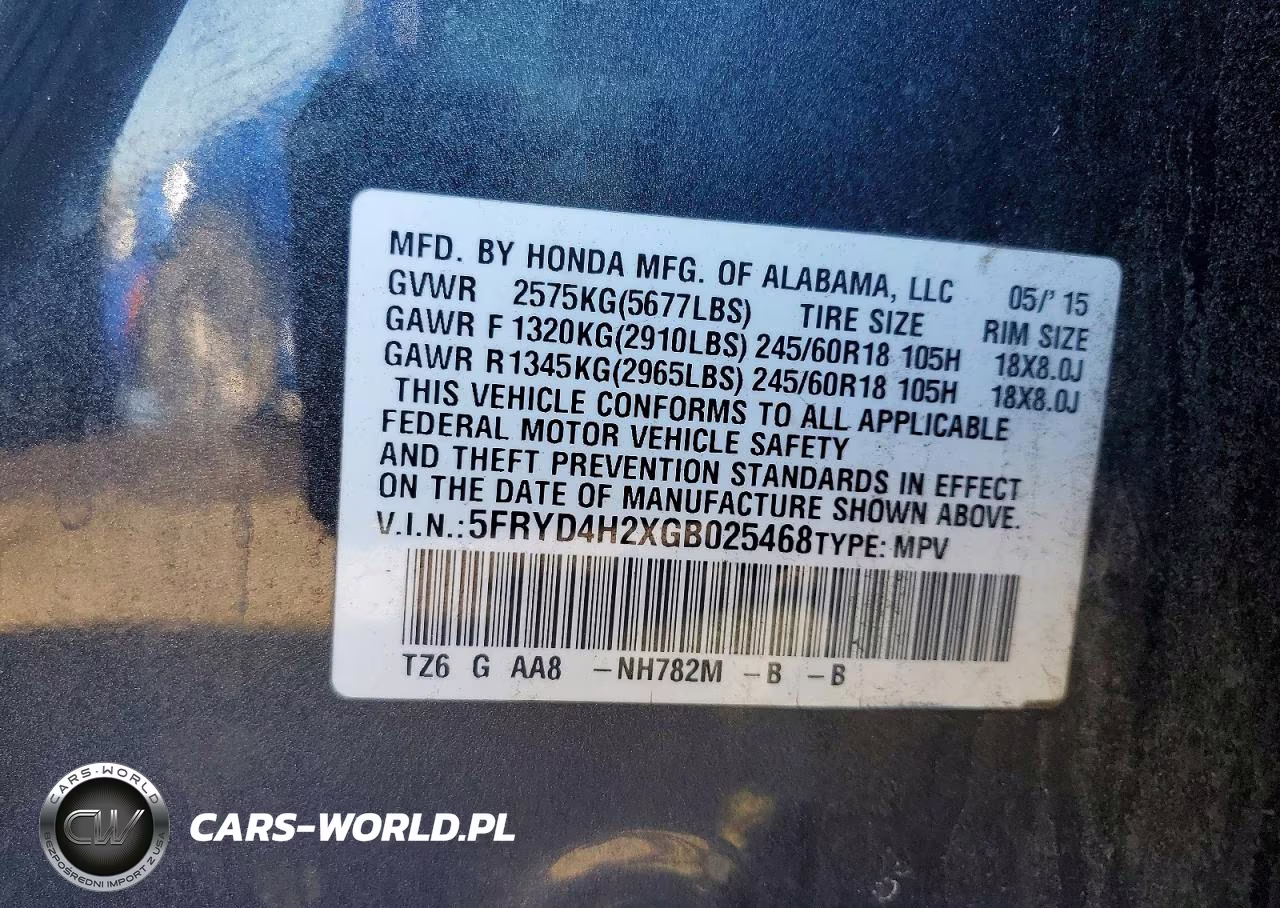 2016 Acura Mdx VIN:5FRYD4H2XGB025468 - 13