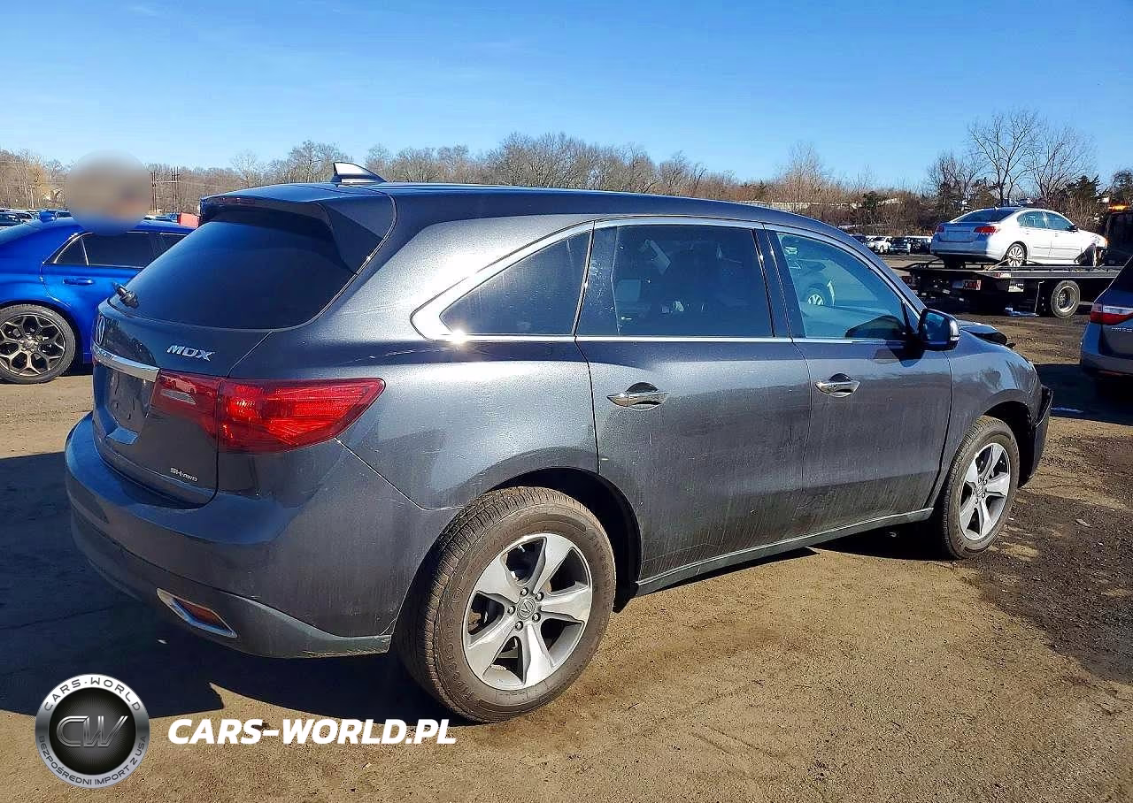 2016 Acura Mdx VIN:5FRYD4H2XGB025468 - 3