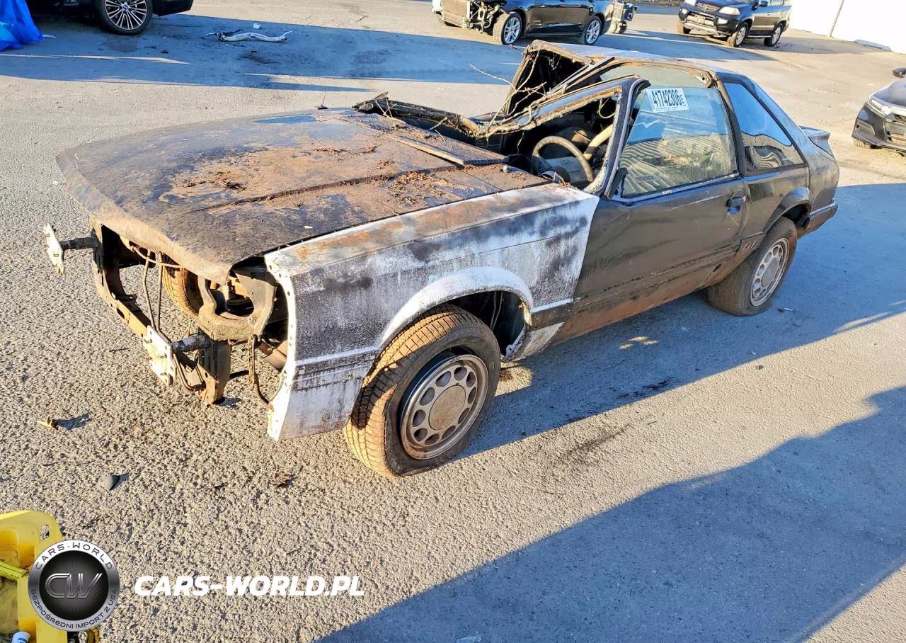 1985 Ford Mustang Lx VIN:1FABP28M6FF101224 - 1