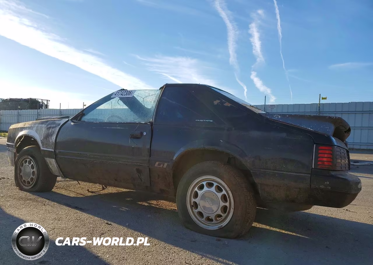 1985 Ford Mustang Lx VIN:1FABP28M6FF101224 - 2